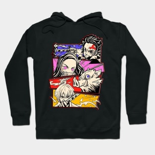 demon slayeranime kawaii Hoodie